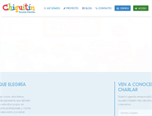 Tablet Screenshot of escuelachiquitin.com